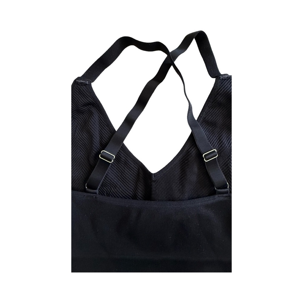 Boom Boom Jeans Black Strappy Sports Bra - Picture 4 of 5